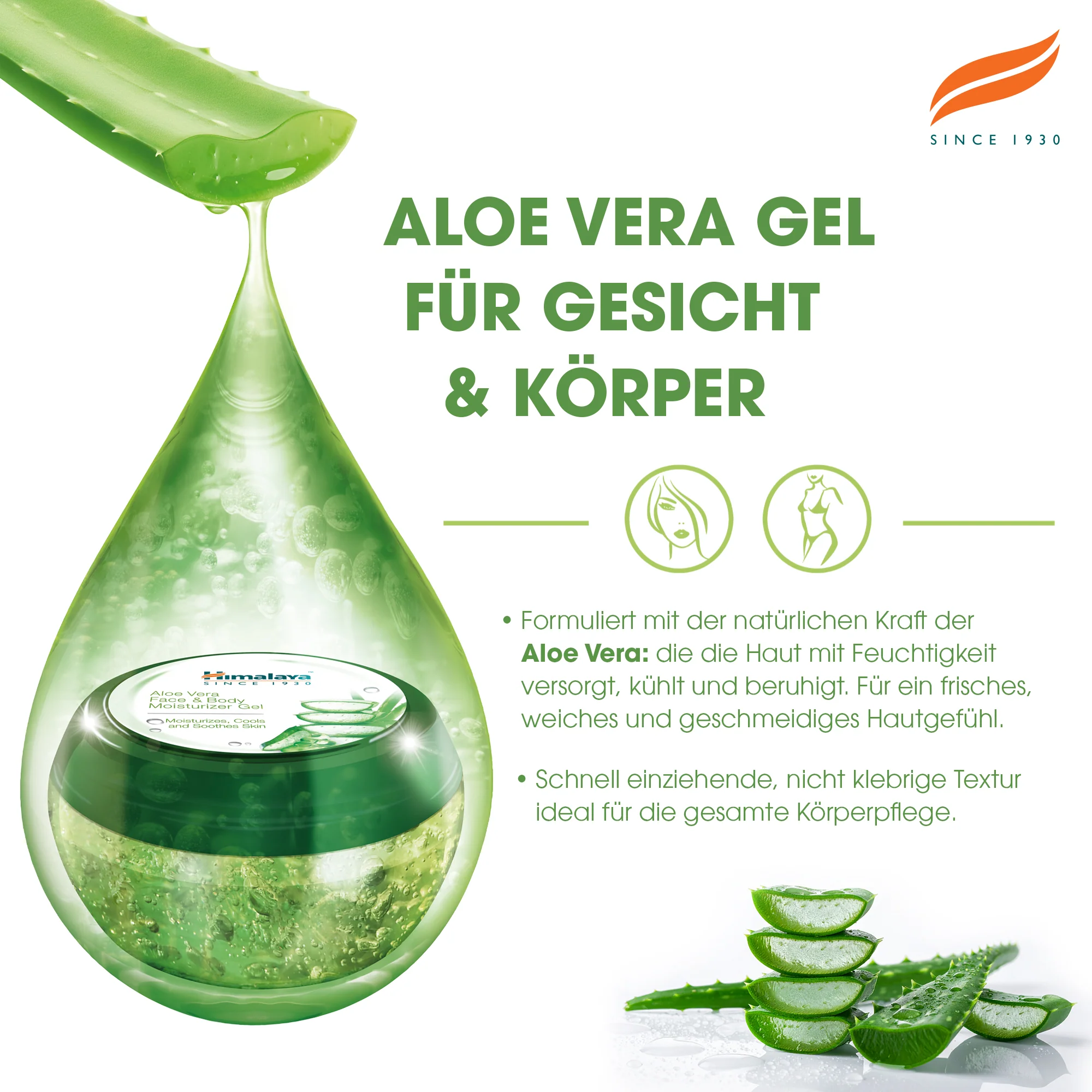 Himalaya Aloe Vera Feuchtigkeitsgel Gesicht & Körper - 300ml - Image 4