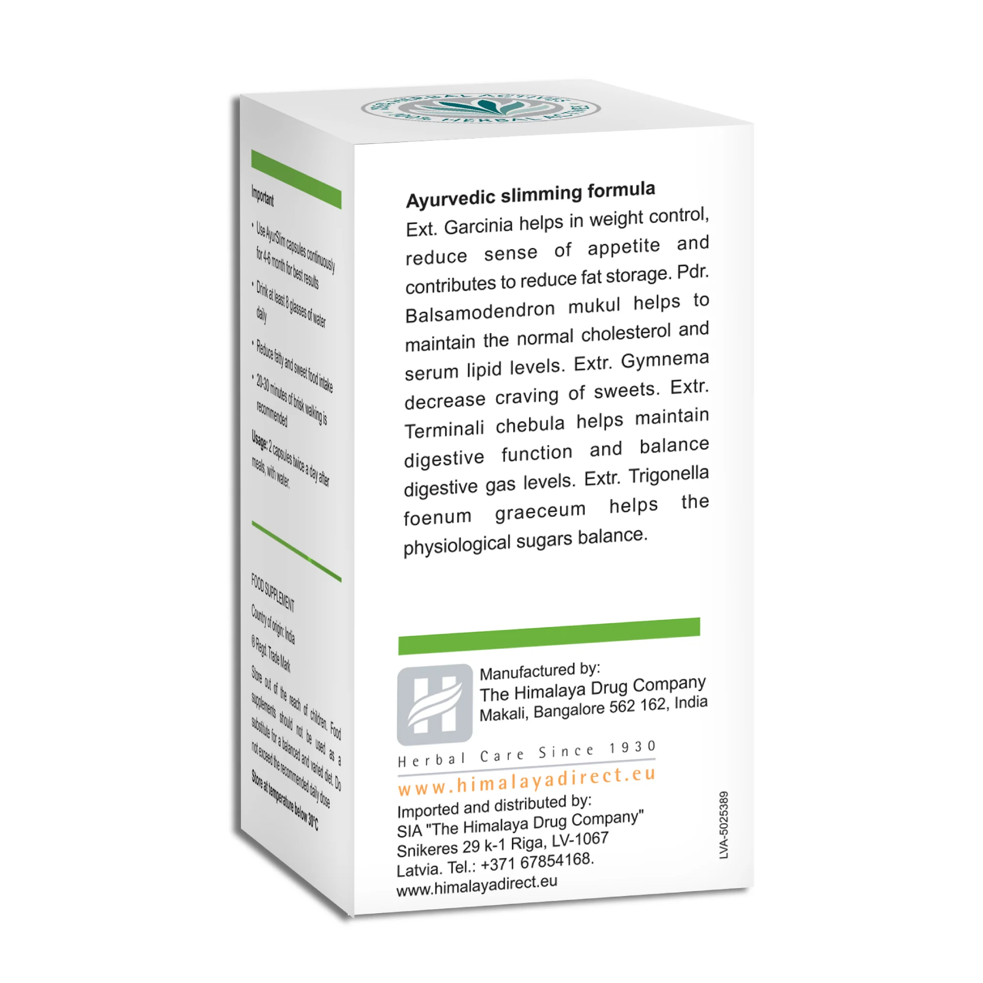 Himalaya AyurSlim - 60 Capsules - Image 7