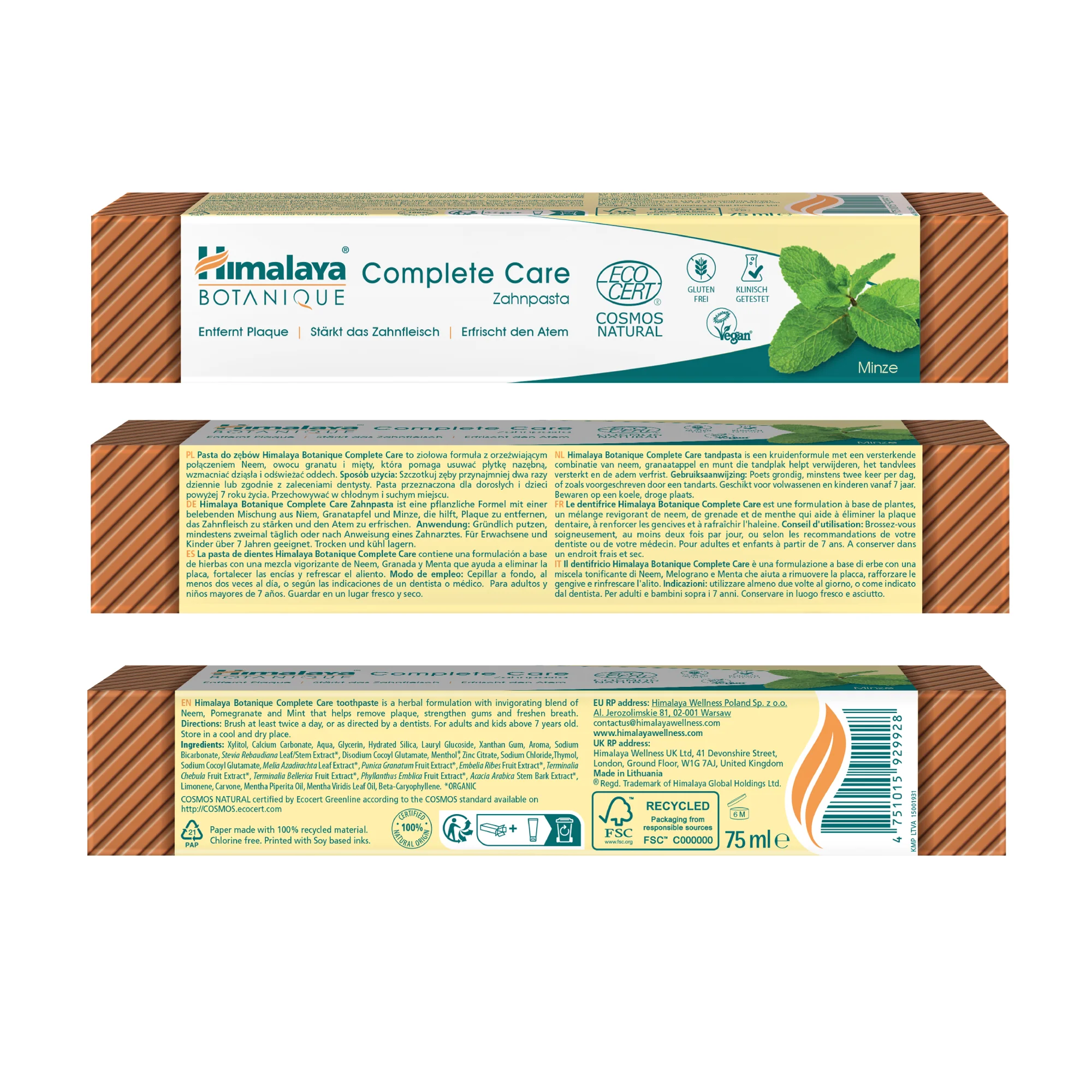 Himalaya Botanique Complete Care Zahnpasta – Minze 75 ml - Image 7