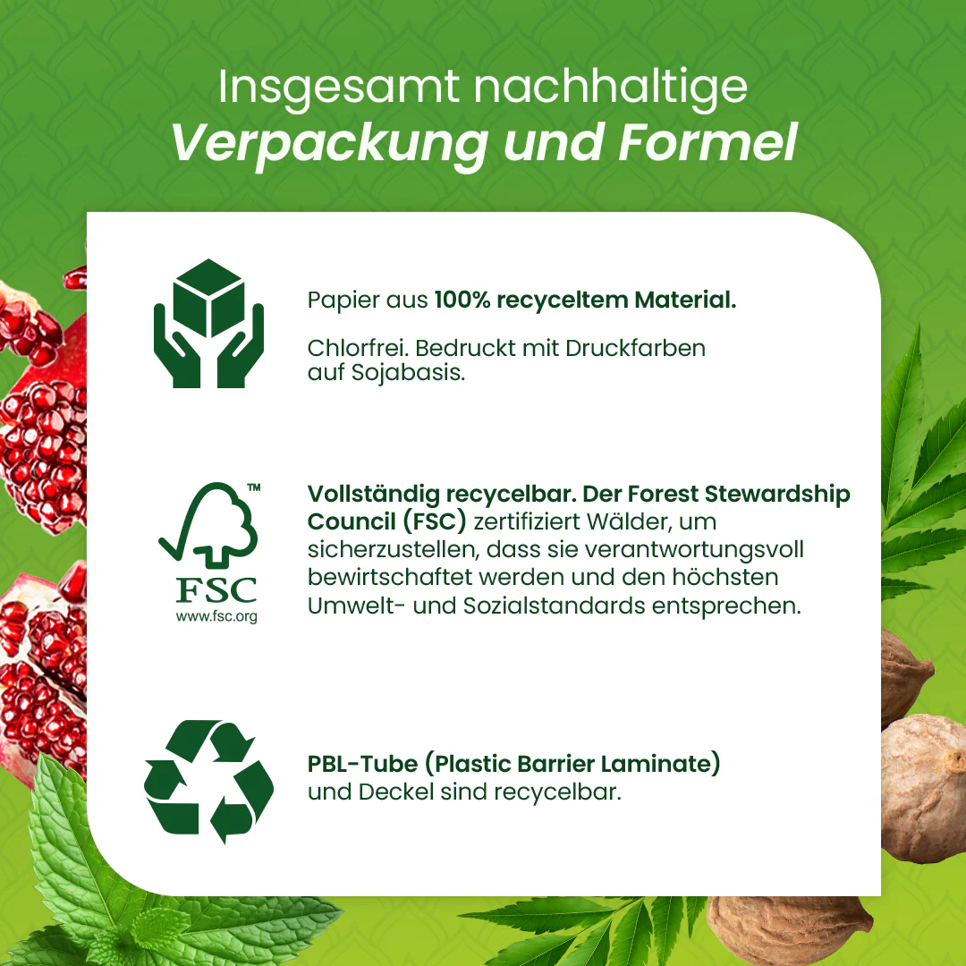 Himalaya Botanique Niem & Granatapfel Zahnpasta 75 ml - Image 6