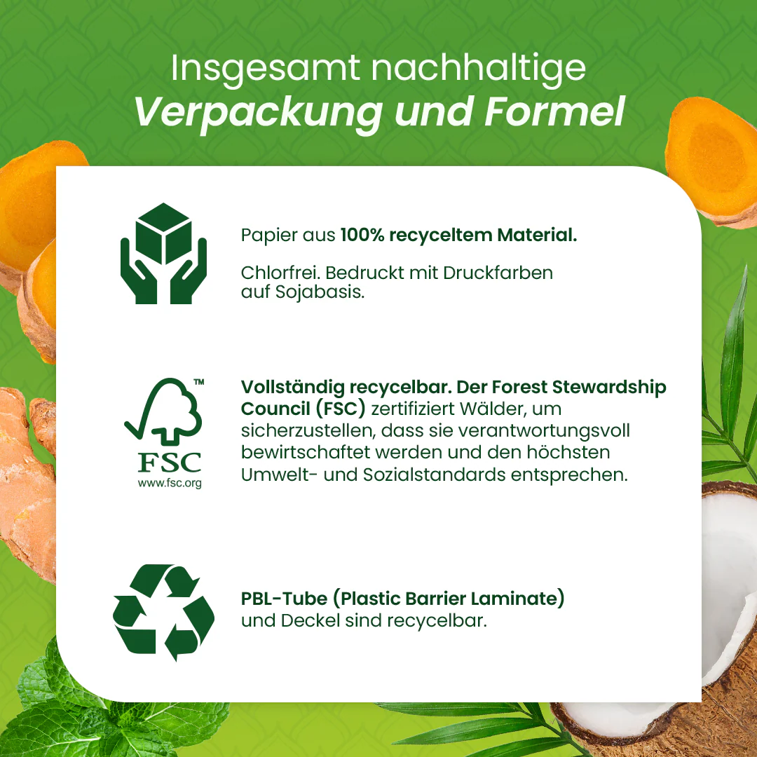 Himalaya Botanique Whitening Antiplaque Zahnpasta Kurkuma + Kokosnussöl 75 ml - Image 6