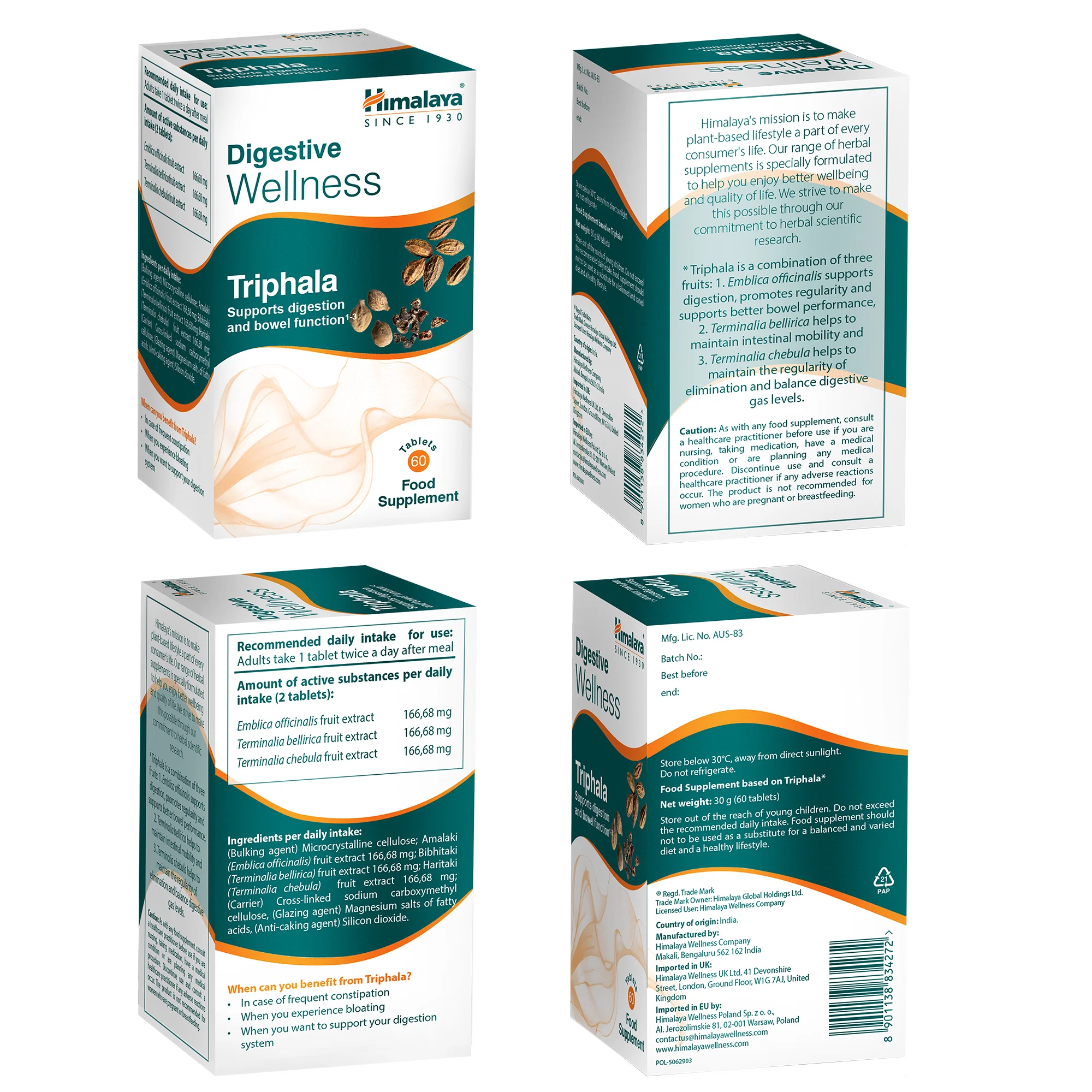 Himalaya Digestive Wellness Triphala - 60 Tabletten - Image 7