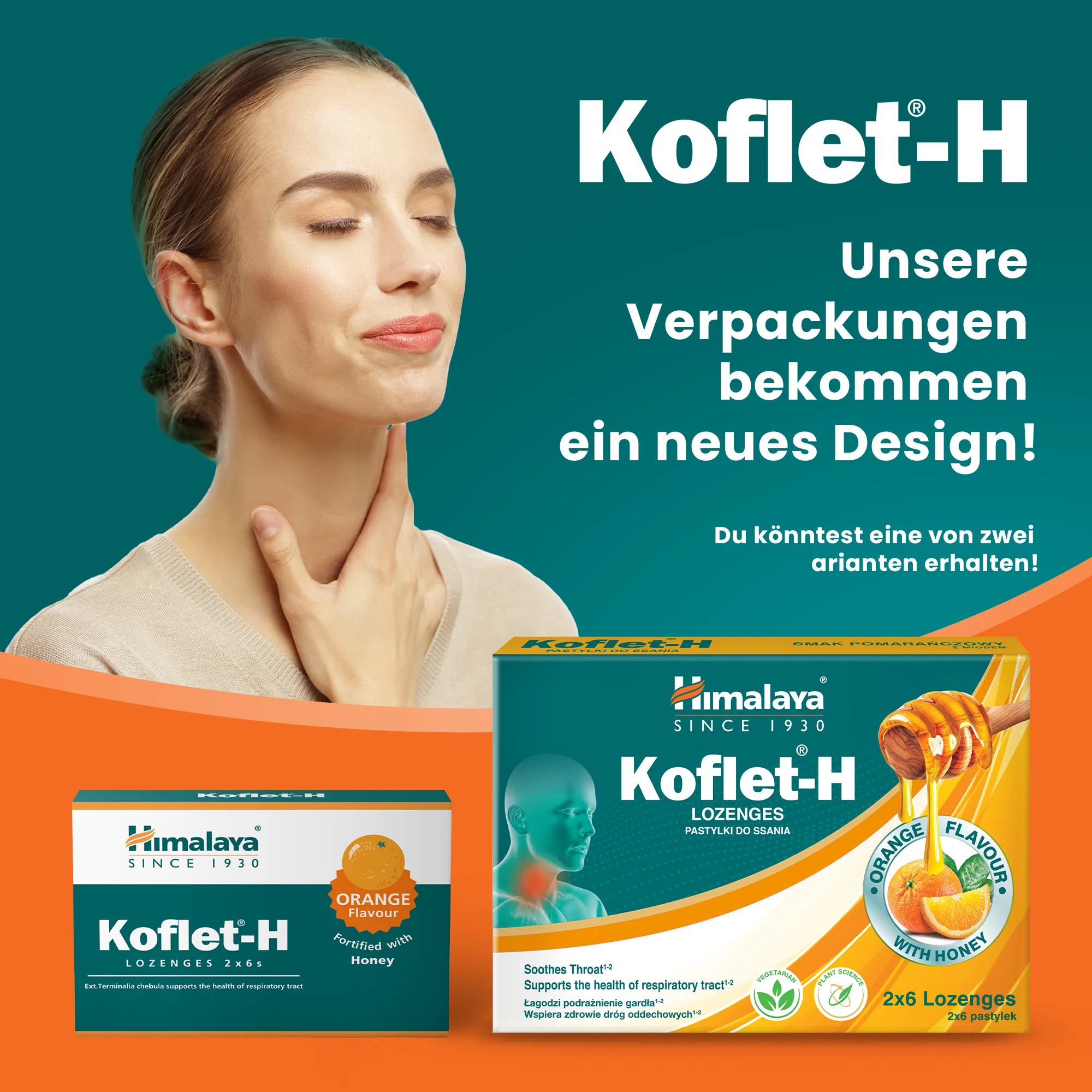 Himalaya Koflet-H Orange - Lozenges 2x6s - Image 6