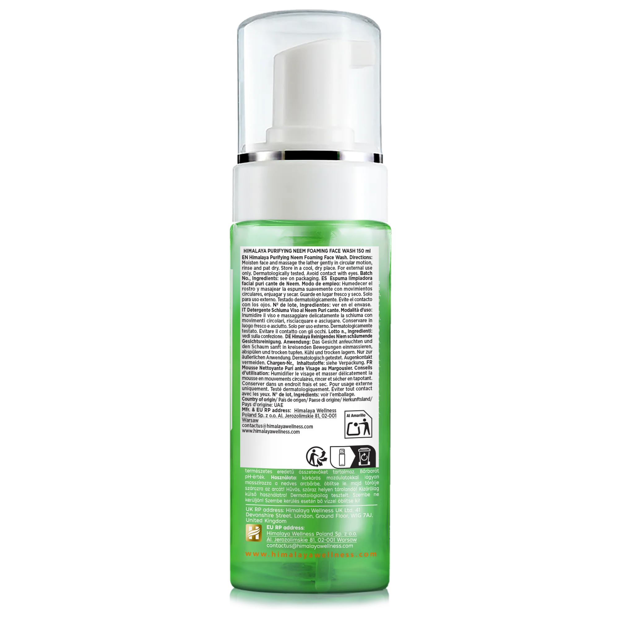 Himalaya Neem Gesichtswaschschaum - 150ml - Image 5