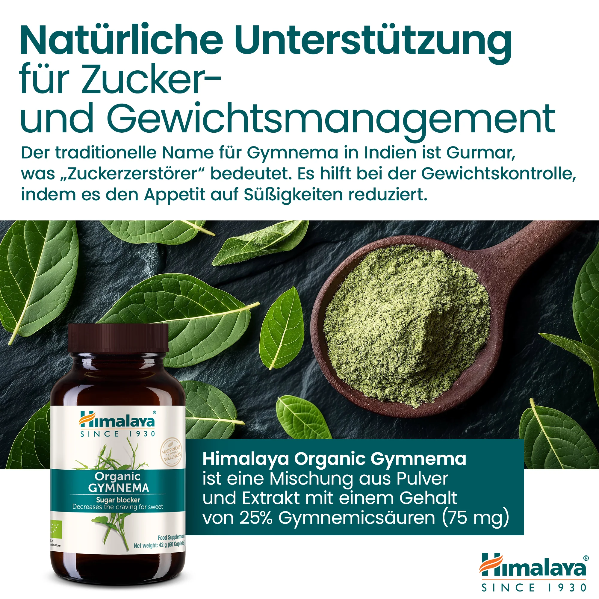 Himalaya Organic Gymnema 60 Tabletten - Image 6