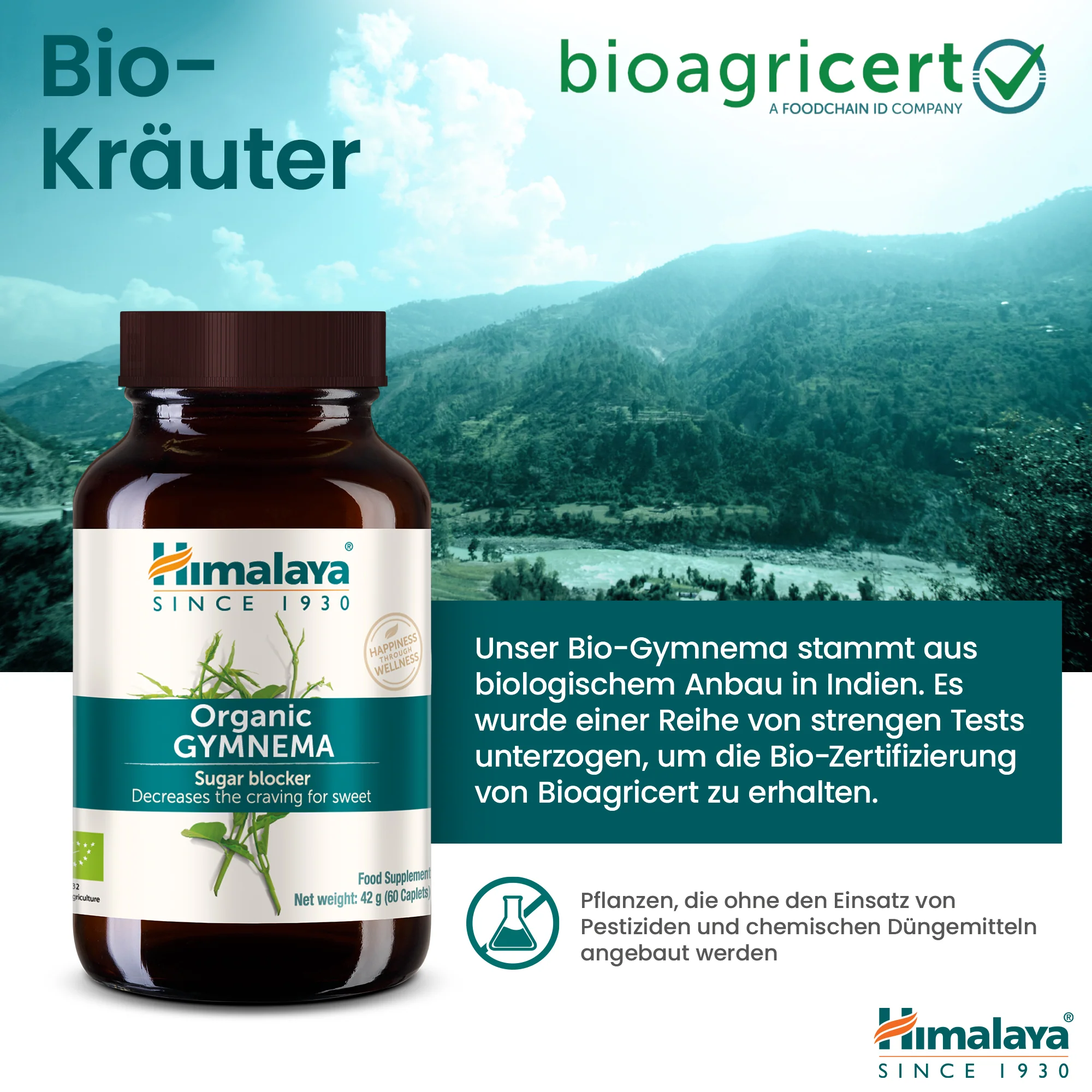 Himalaya Organic Gymnema 60 Tabletten - Image 7