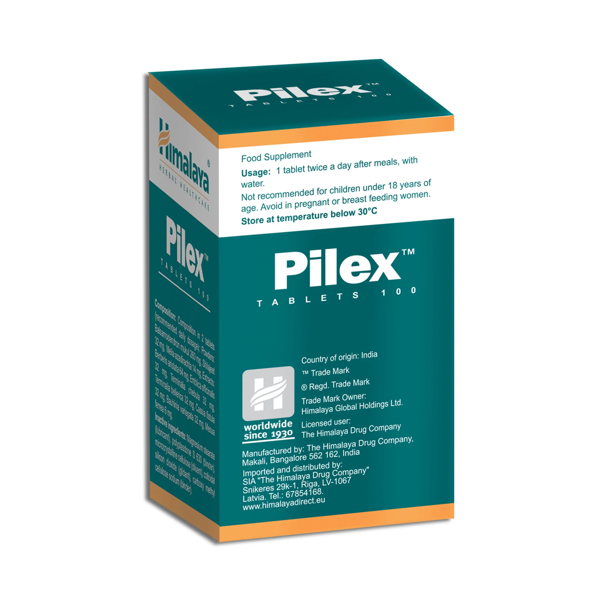Himalaya Pilex - 100 Tablets - Image 10