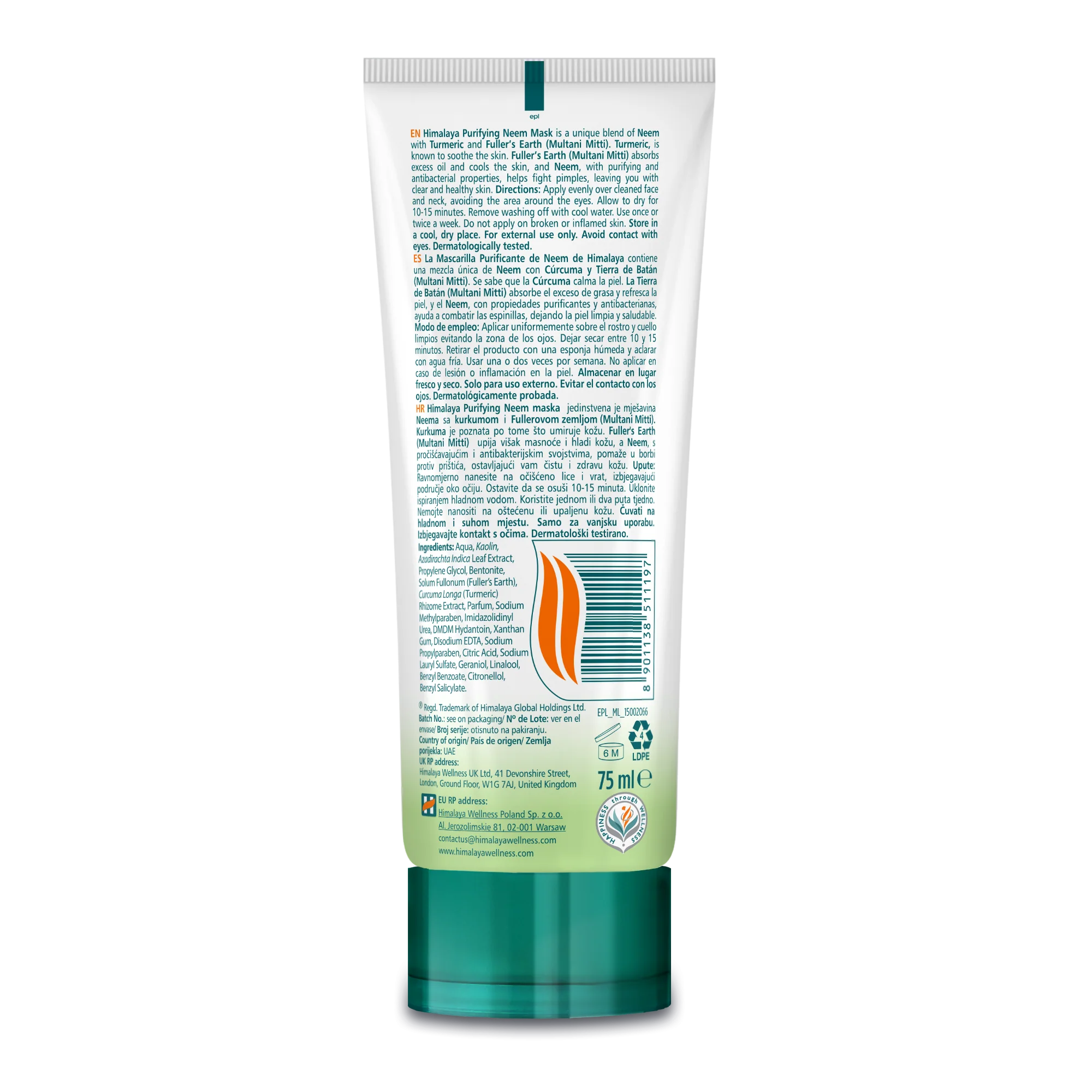 Himalaya Reinigende Neem-Maske - 75ml - Image 6