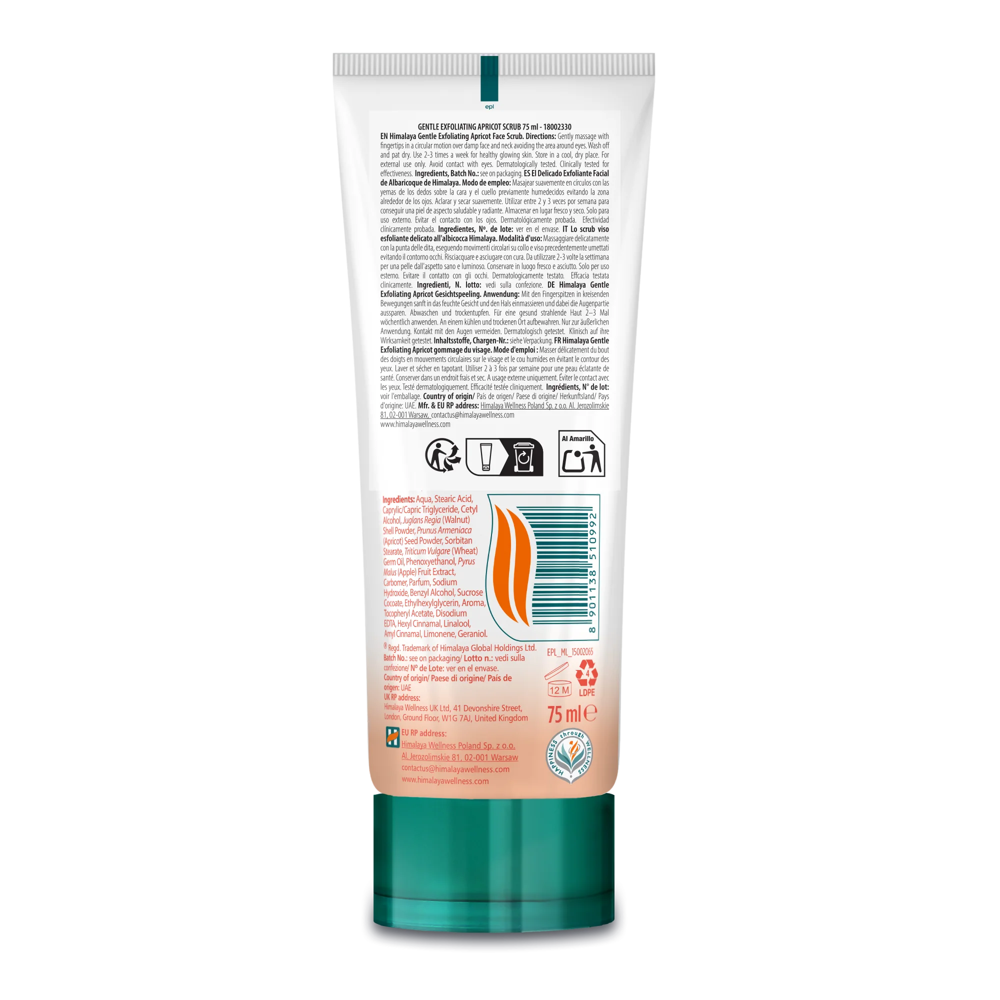 Himalaya Sanftes Aprikosenpeeling - 75ml - Image 6