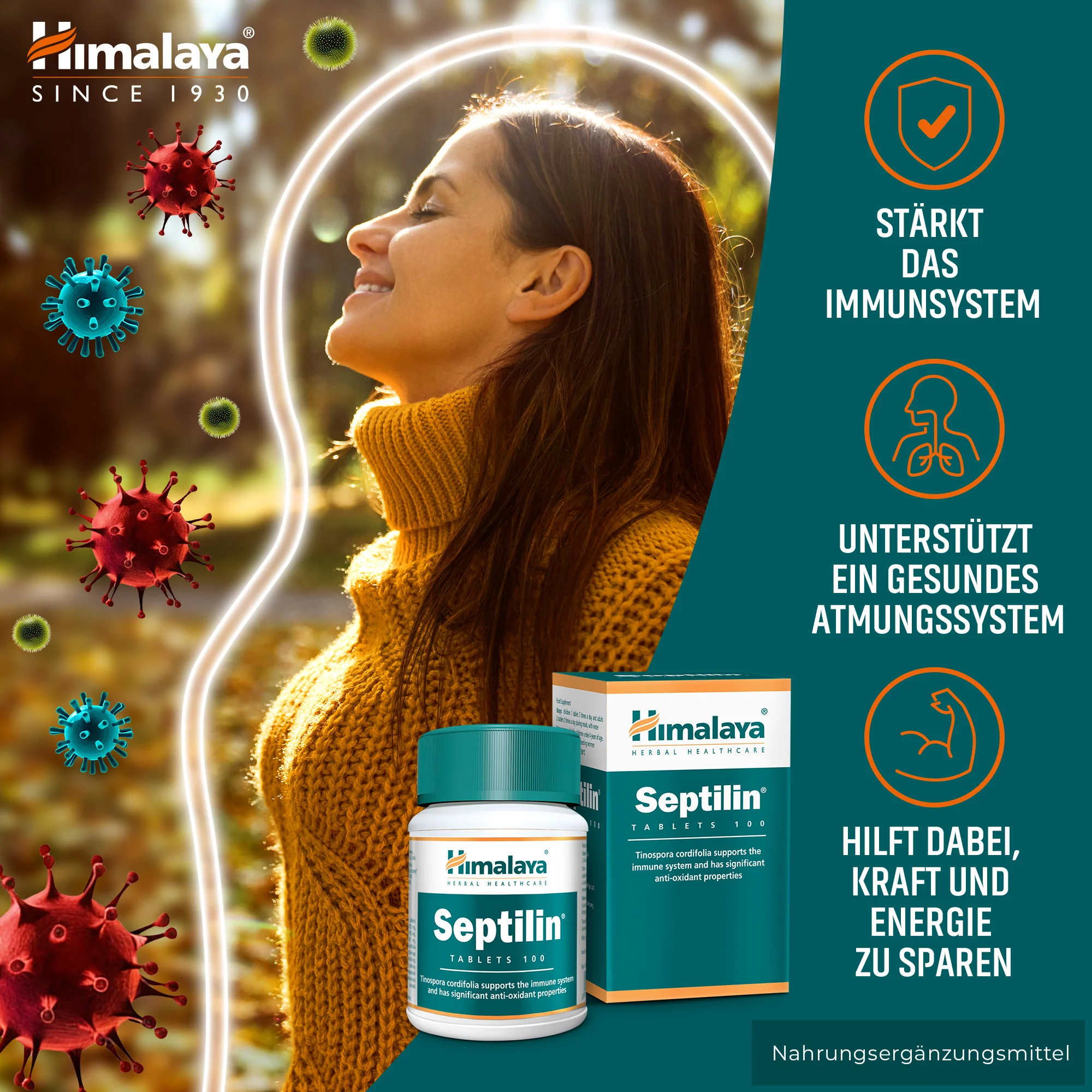 Himalaya Septilin - 100 Tablets - Image 5