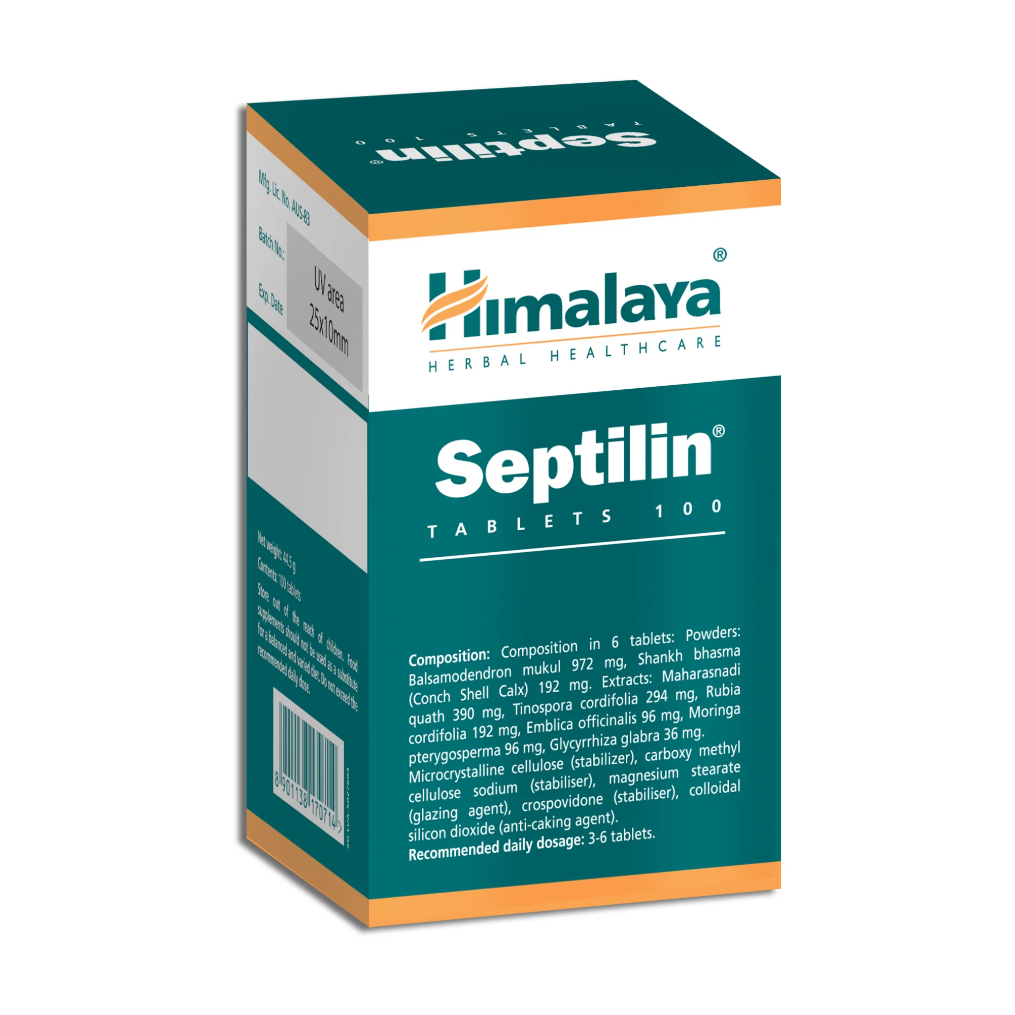 Himalaya Septilin - 100 Tablets - Image 8