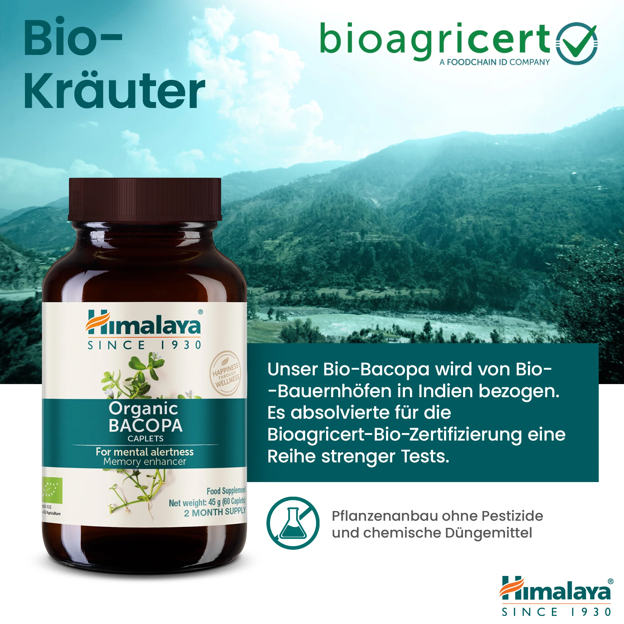 Himalaya Organic Bacopa (Brahmi) - Image 5