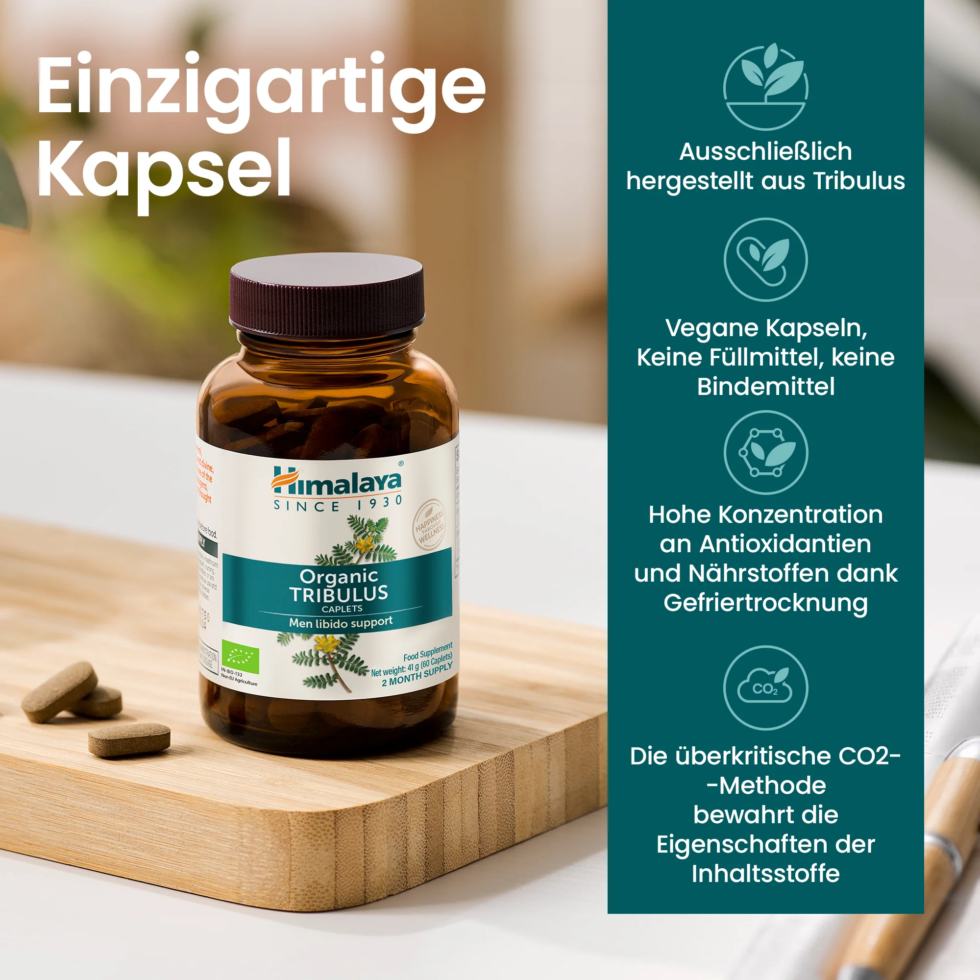 Himalaya Organic Tribulus (Gokshura) - Image 3